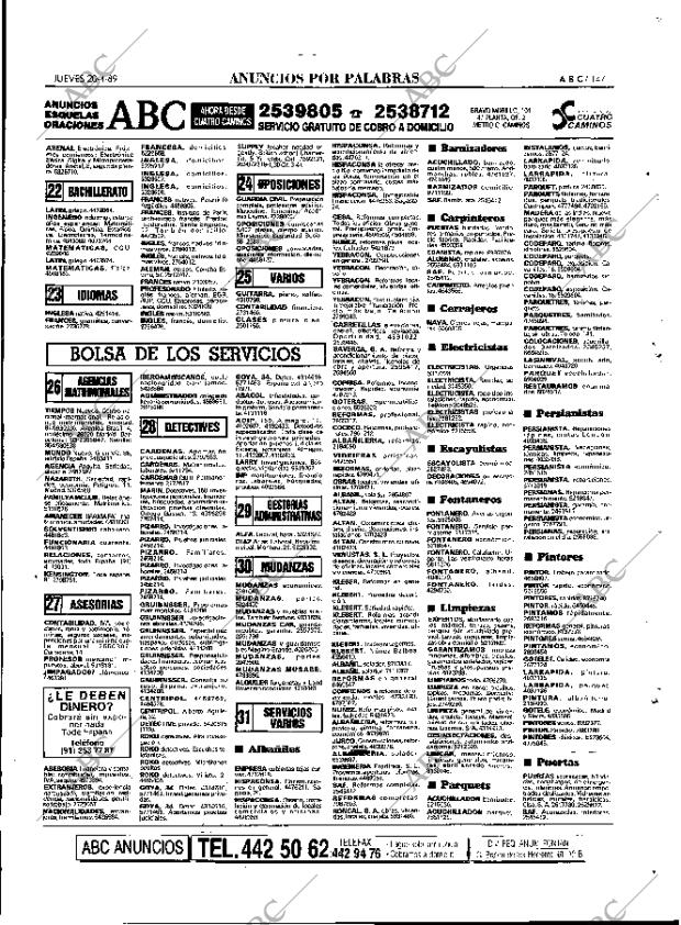 ABC MADRID 20-04-1989 página 147