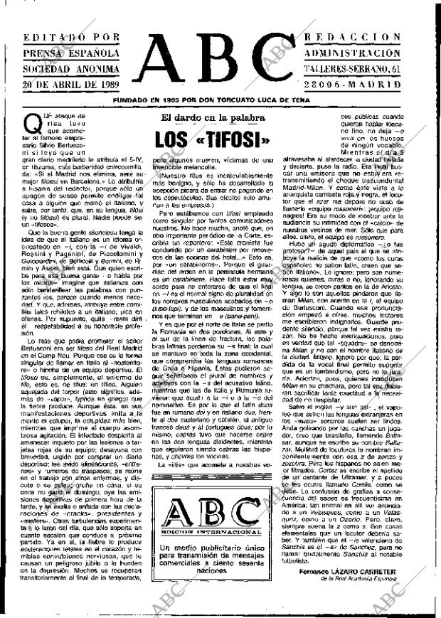 ABC MADRID 20-04-1989 página 3