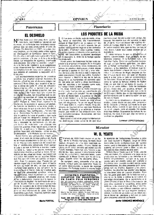 ABC MADRID 20-04-1989 página 38