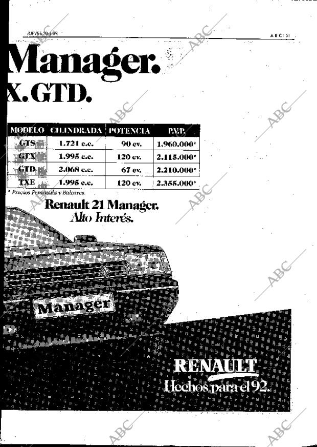 ABC MADRID 20-04-1989 página 51