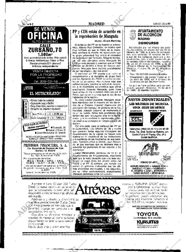 ABC MADRID 20-04-1989 página 54