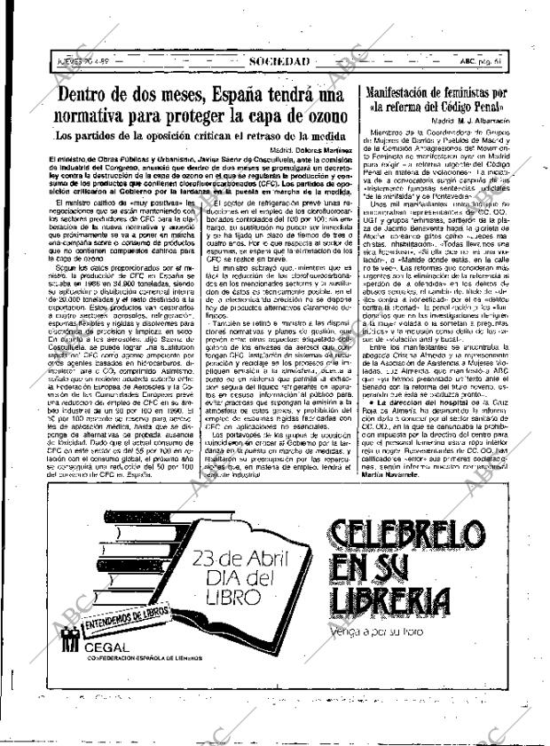 ABC MADRID 20-04-1989 página 61