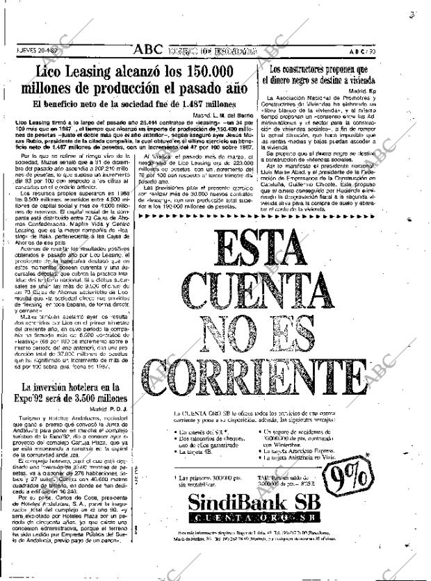 ABC MADRID 20-04-1989 página 93