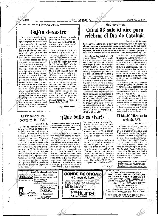 ABC MADRID 23-04-1989 página 114