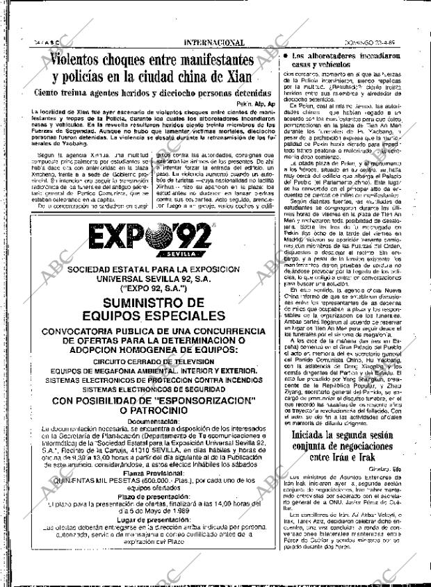 ABC SEVILLA 23-04-1989 página 34