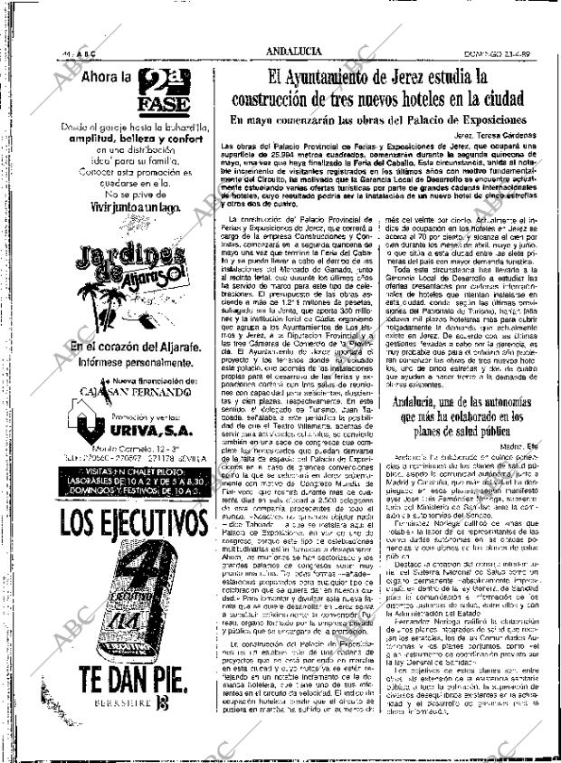 ABC SEVILLA 23-04-1989 página 44