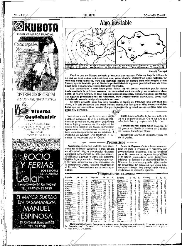 ABC SEVILLA 23-04-1989 página 58