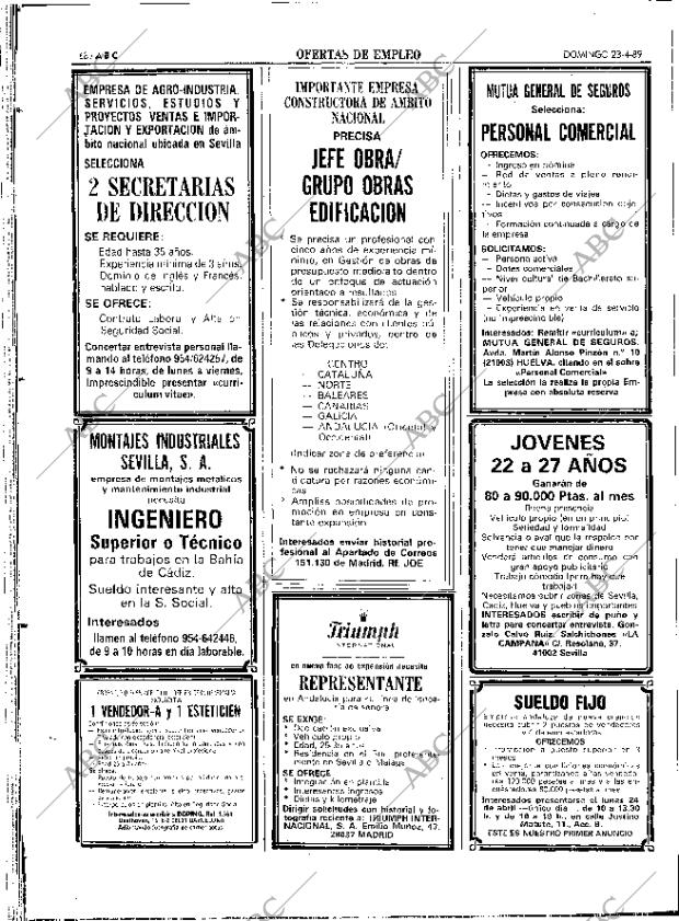 ABC SEVILLA 23-04-1989 página 68