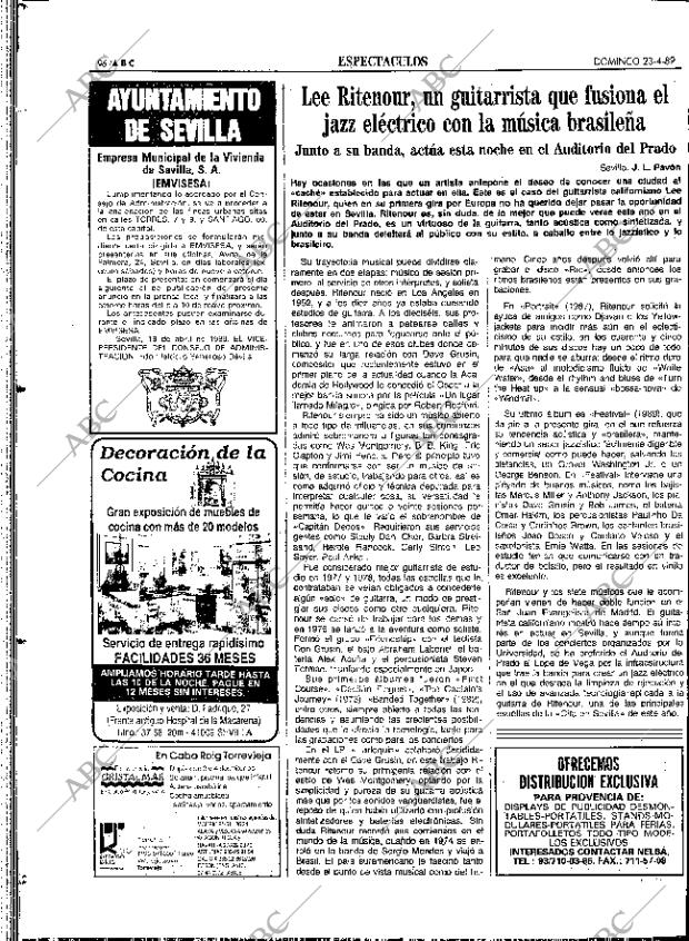ABC SEVILLA 23-04-1989 página 96
