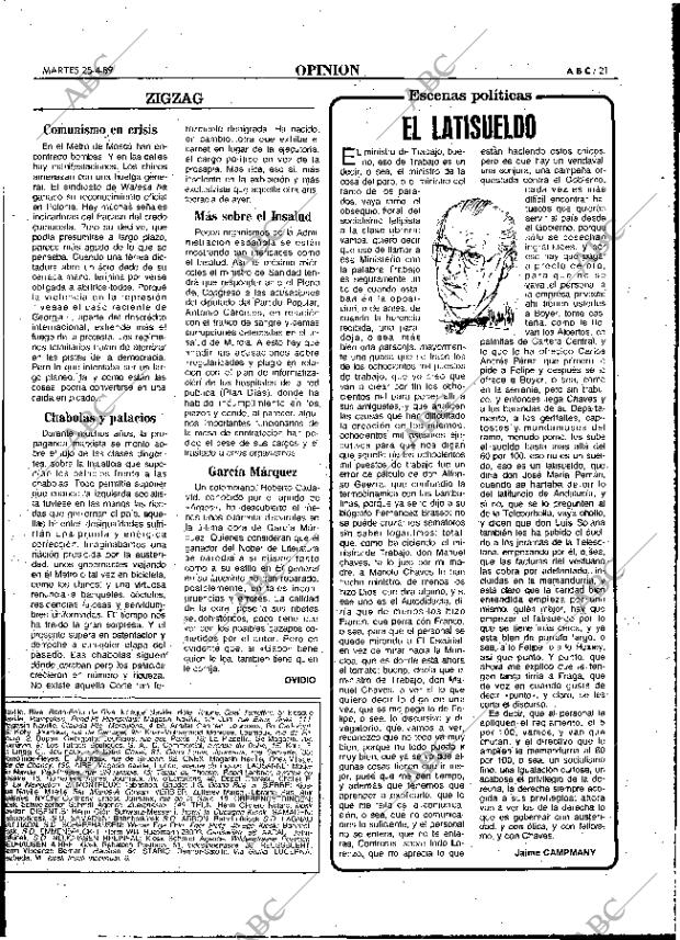 ABC MADRID 25-04-1989 página 21