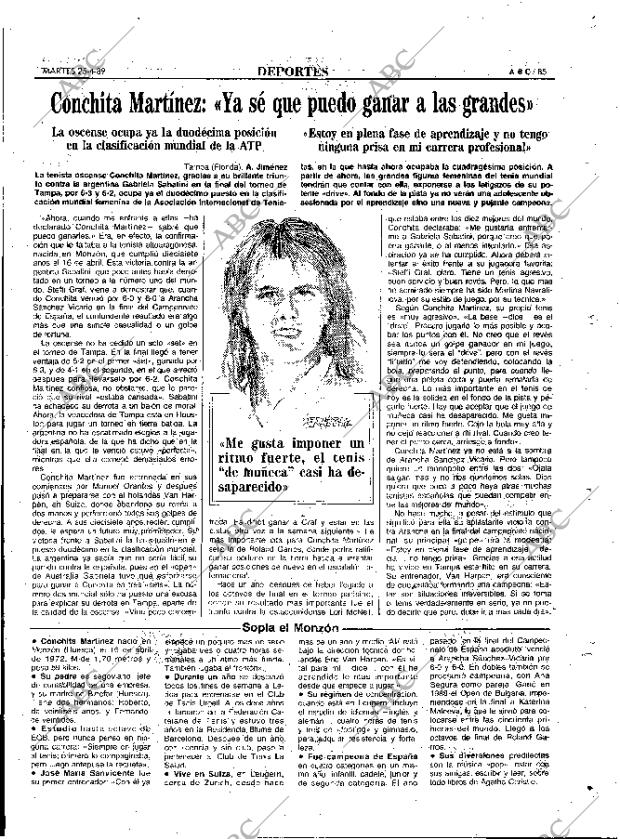 ABC MADRID 25-04-1989 página 85