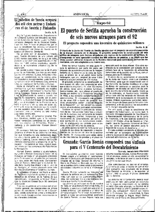 ABC SEVILLA 25-04-1989 página 36