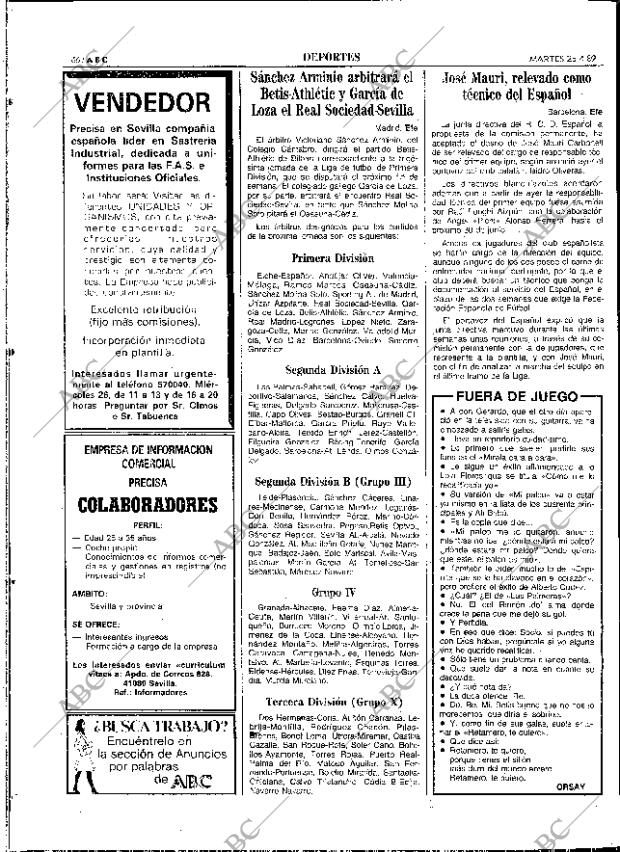ABC SEVILLA 25-04-1989 página 66