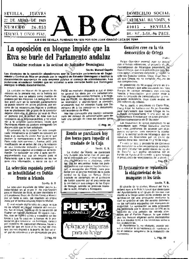 ABC SEVILLA 27-04-1989 página 13