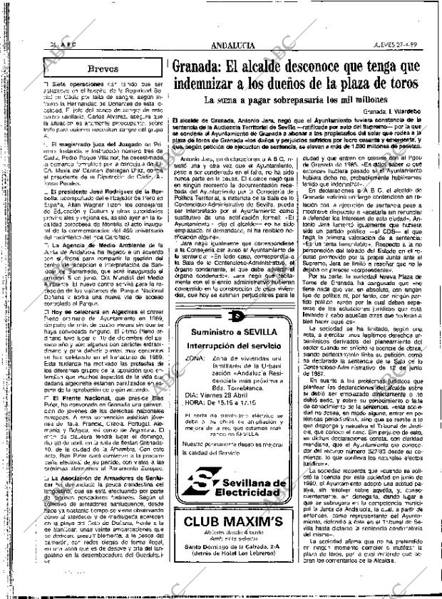 ABC SEVILLA 27-04-1989 página 36