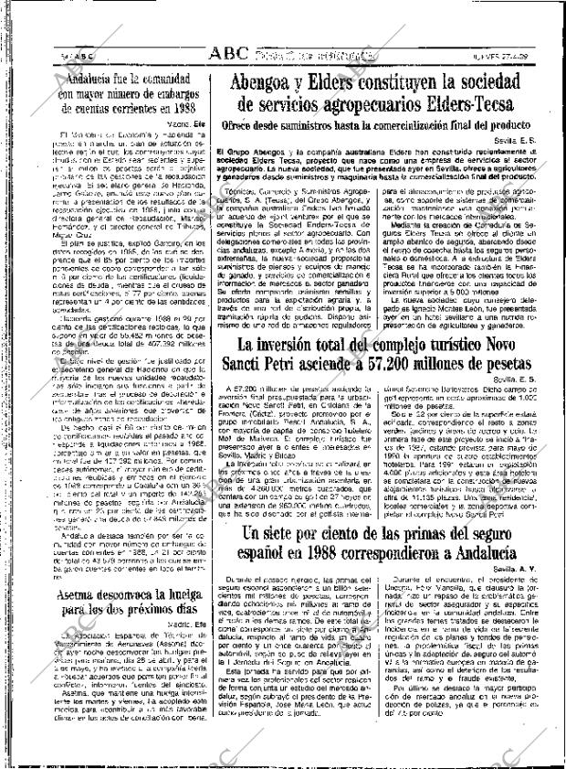 ABC SEVILLA 27-04-1989 página 54