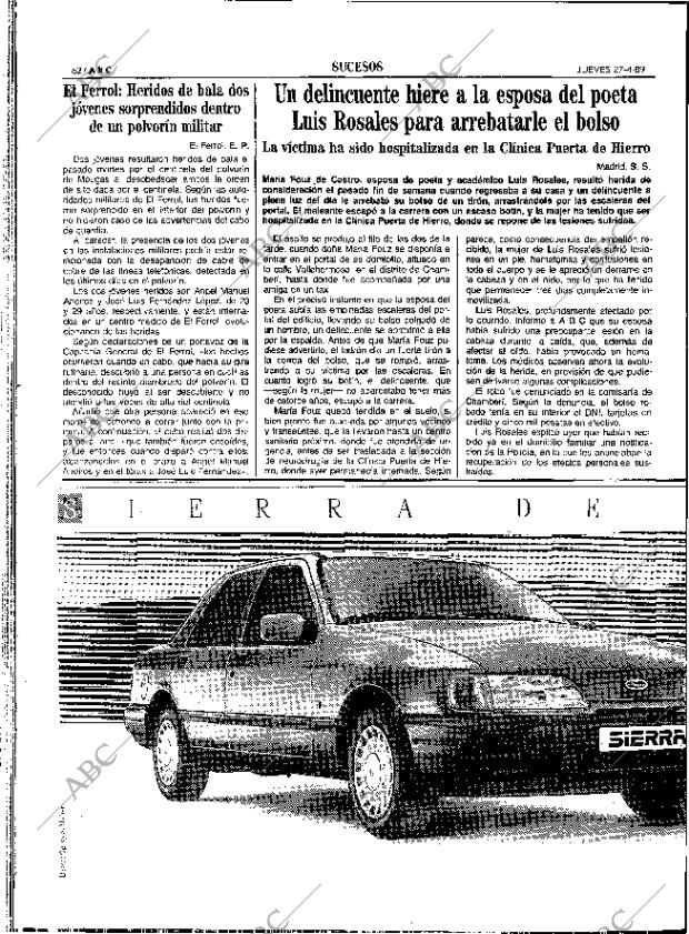 ABC SEVILLA 27-04-1989 página 62