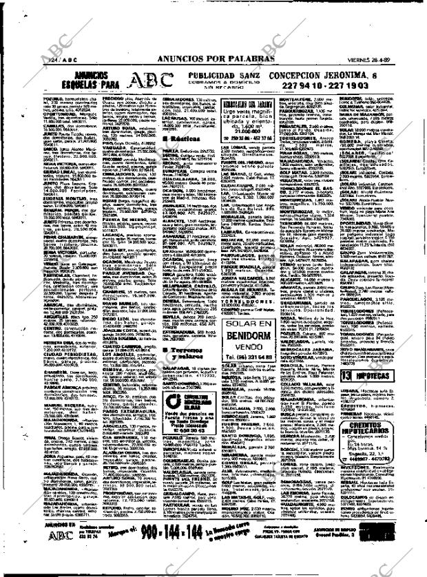 ABC MADRID 28-04-1989 página 124