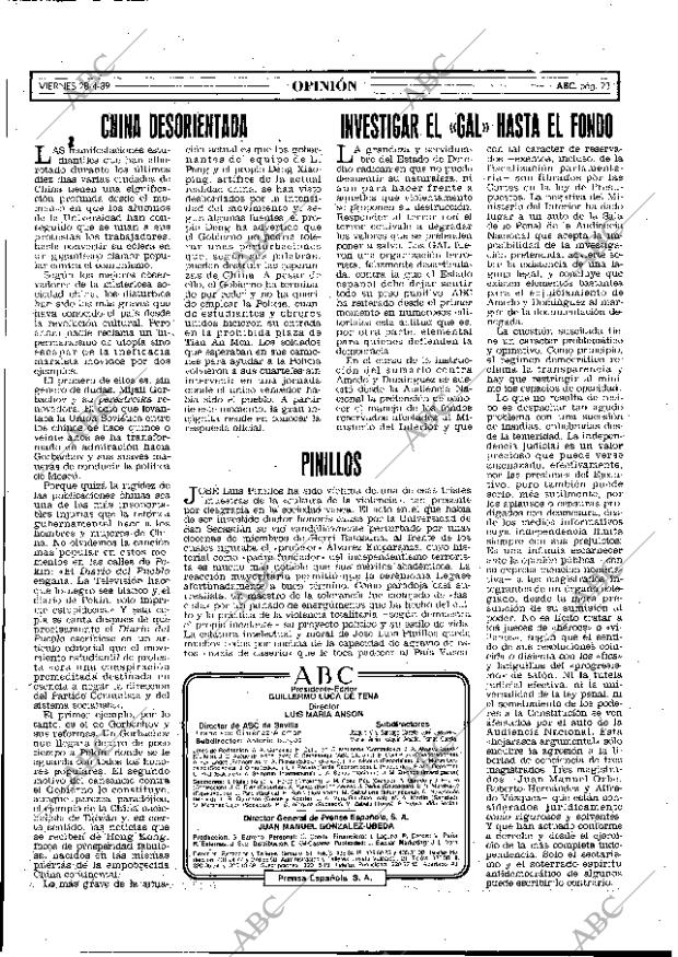 ABC MADRID 28-04-1989 página 23