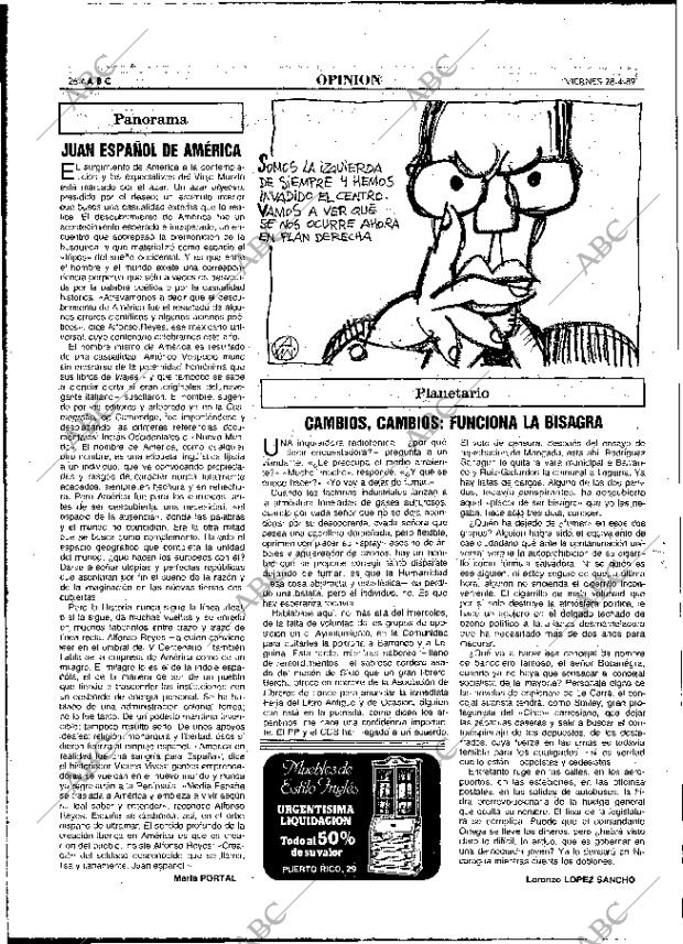 ABC MADRID 28-04-1989 página 26