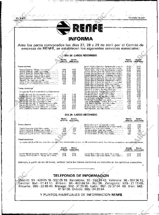 ABC MADRID 28-04-1989 página 50