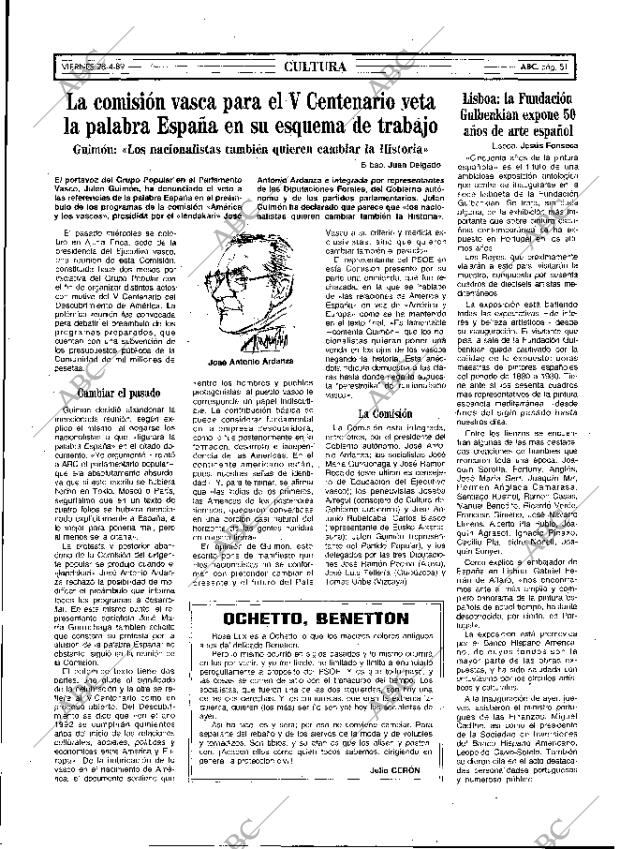 ABC MADRID 28-04-1989 página 51