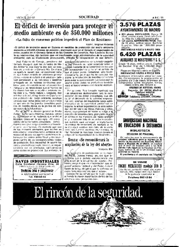 ABC MADRID 28-04-1989 página 55