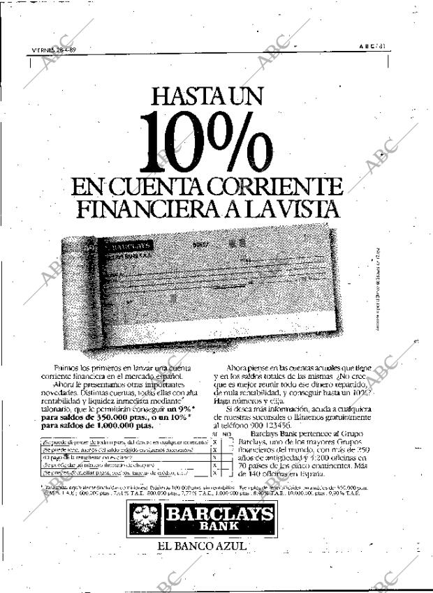 ABC MADRID 28-04-1989 página 81