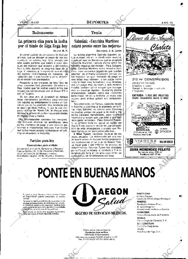 ABC MADRID 28-04-1989 página 93