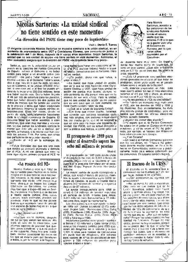ABC SEVILLA 02-05-1989 página 23
