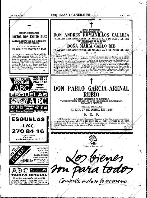 ABC MADRID 04-05-1989 página 111