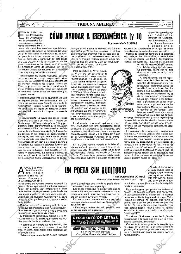 ABC MADRID 04-05-1989 página 40