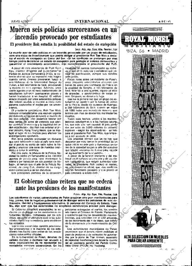 ABC MADRID 04-05-1989 página 45