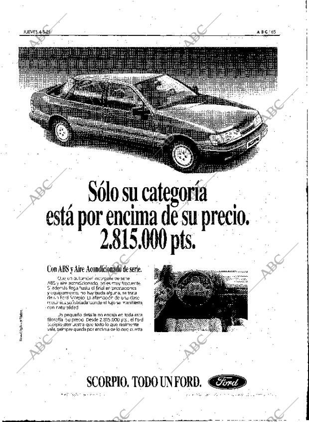 ABC MADRID 04-05-1989 página 65
