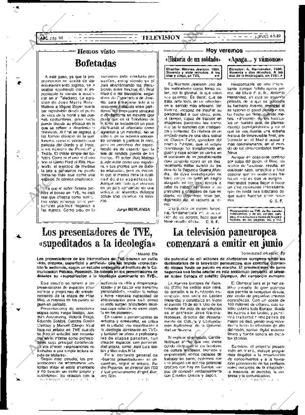 ABC MADRID 04-05-1989 página 98