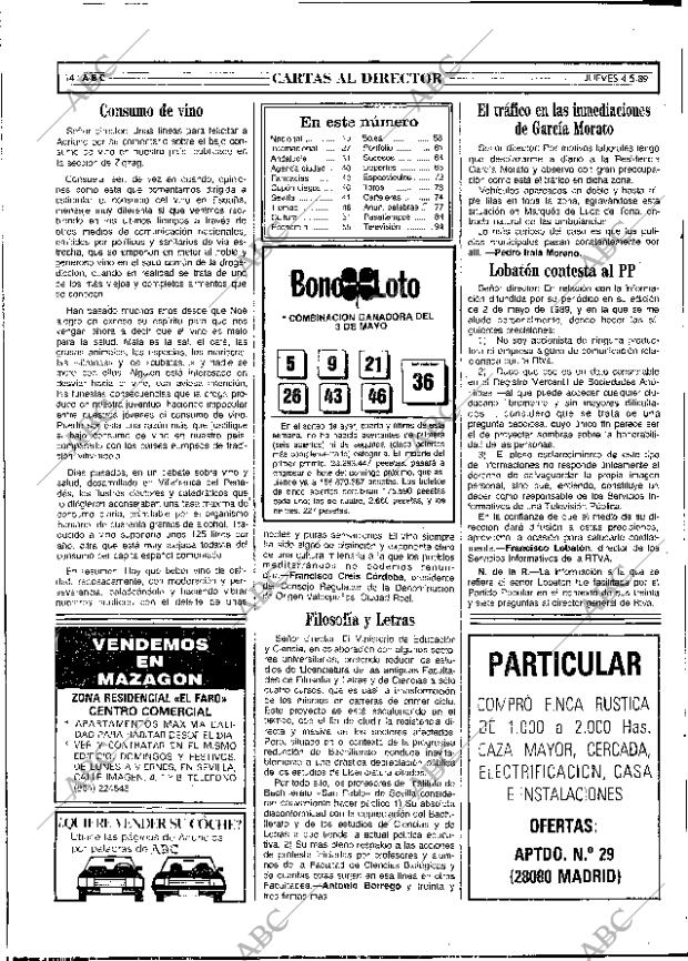 ABC SEVILLA 04-05-1989 página 14
