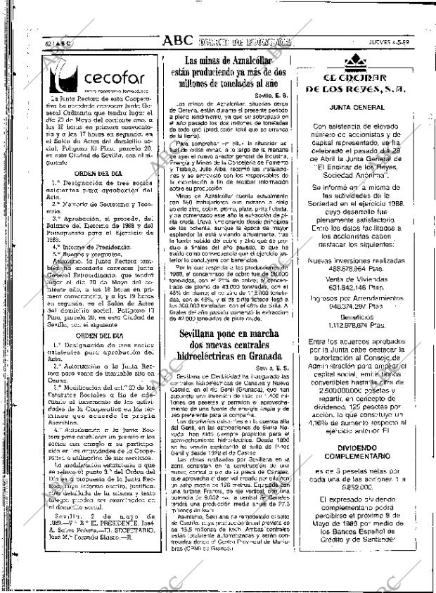 ABC SEVILLA 04-05-1989 página 62