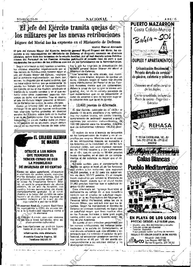 ABC MADRID 07-05-1989 página 45