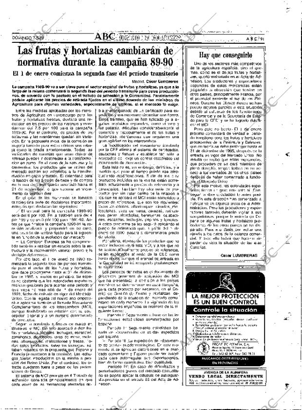 ABC MADRID 07-05-1989 página 91