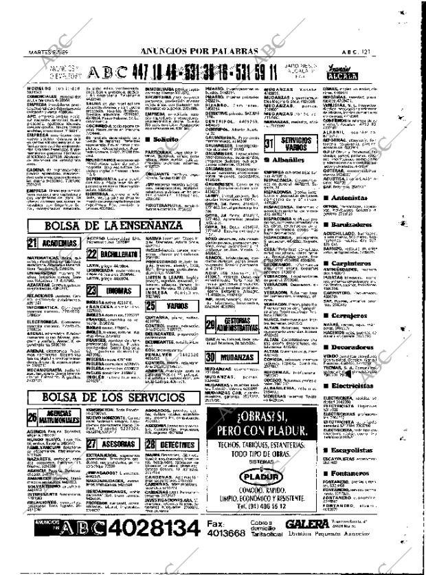 ABC MADRID 09-05-1989 página 121