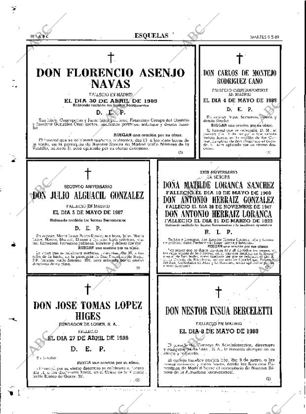 ABC MADRID 09-05-1989 página 98