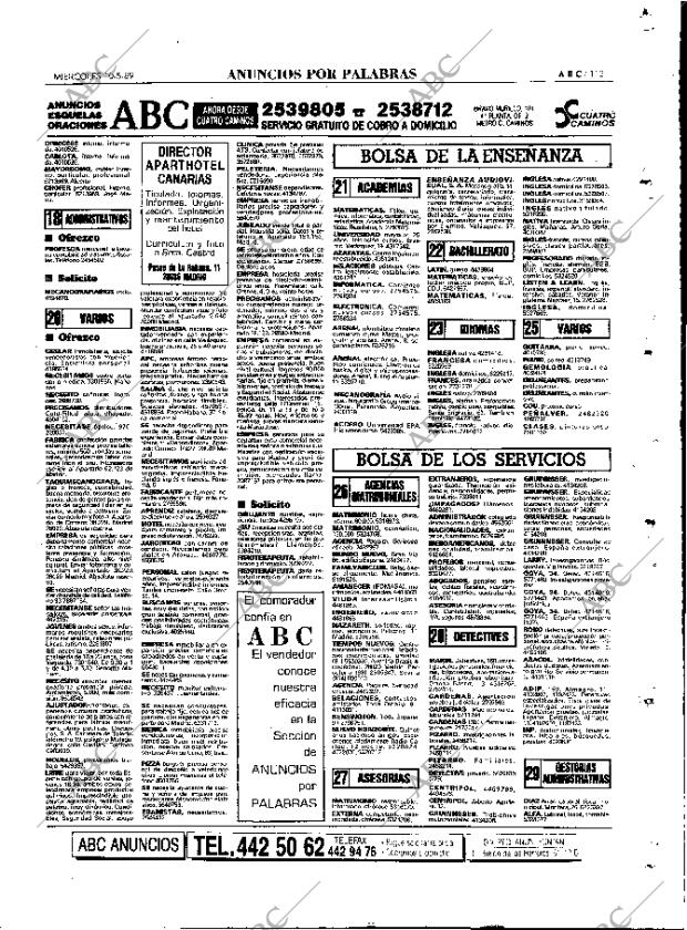 ABC MADRID 10-05-1989 página 113