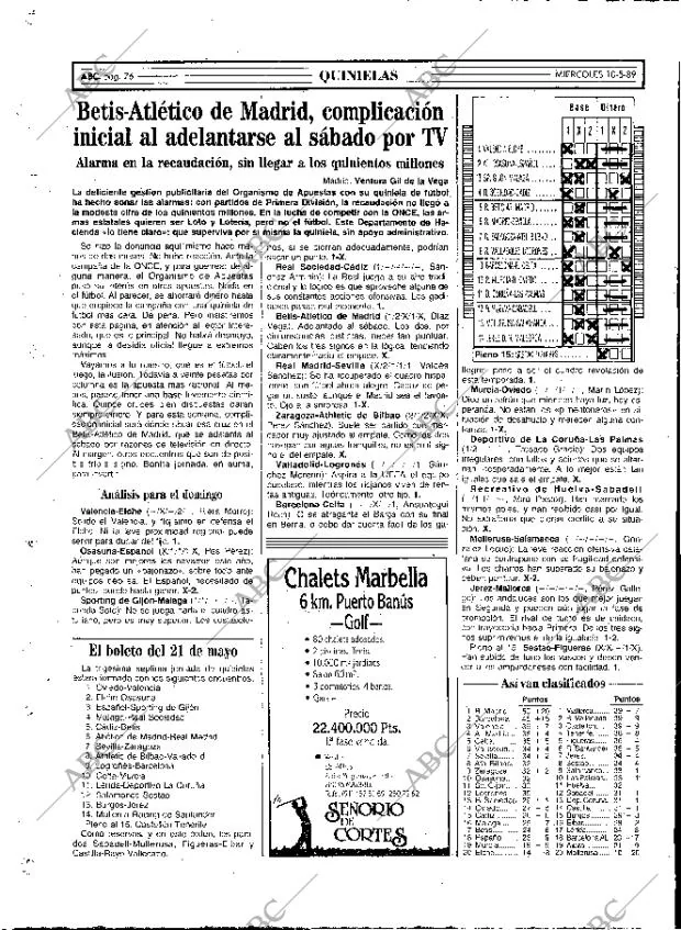 ABC MADRID 10-05-1989 página 76