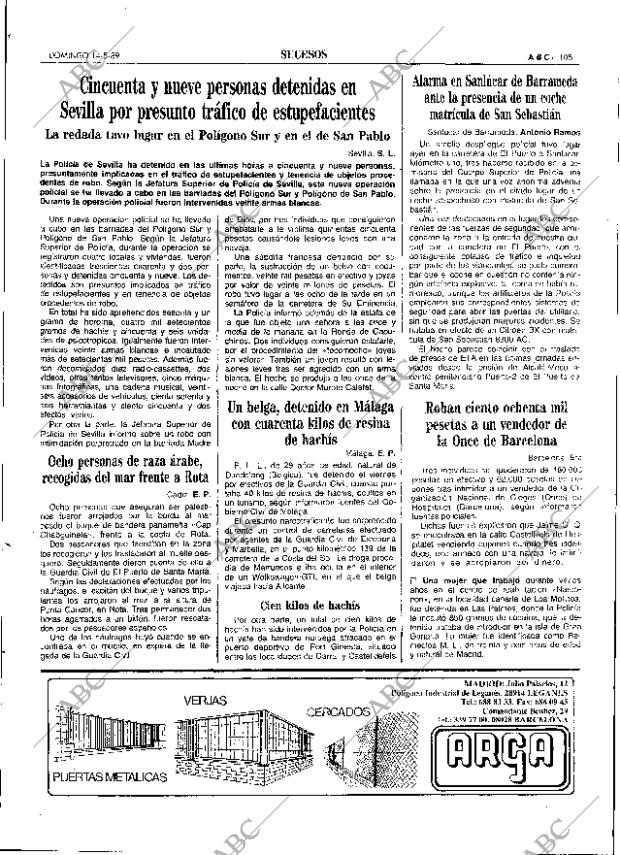ABC SEVILLA 14-05-1989 página 105