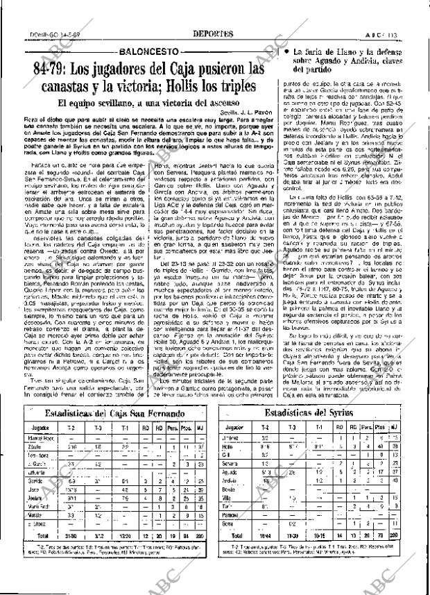 ABC SEVILLA 14-05-1989 página 113
