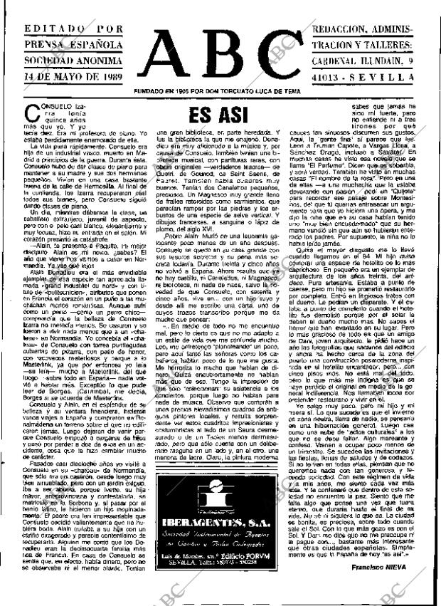 ABC SEVILLA 14-05-1989 página 3