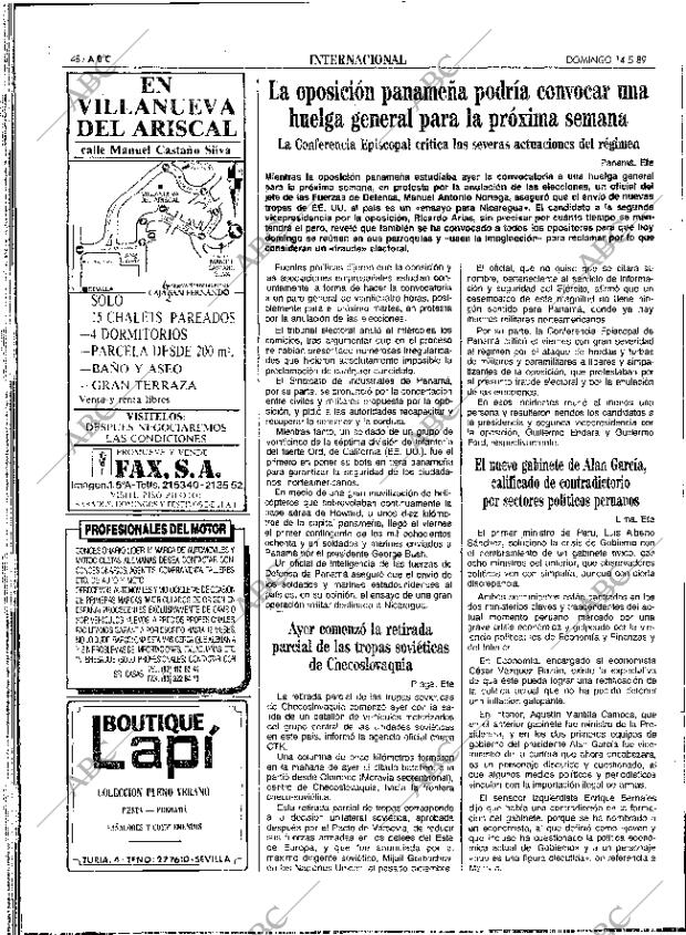 ABC SEVILLA 14-05-1989 página 48