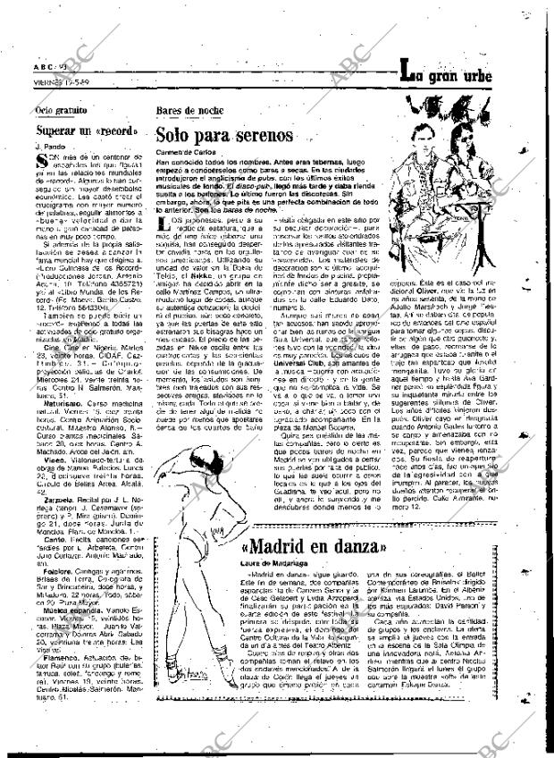 ABC MADRID 19-05-1989 página 93