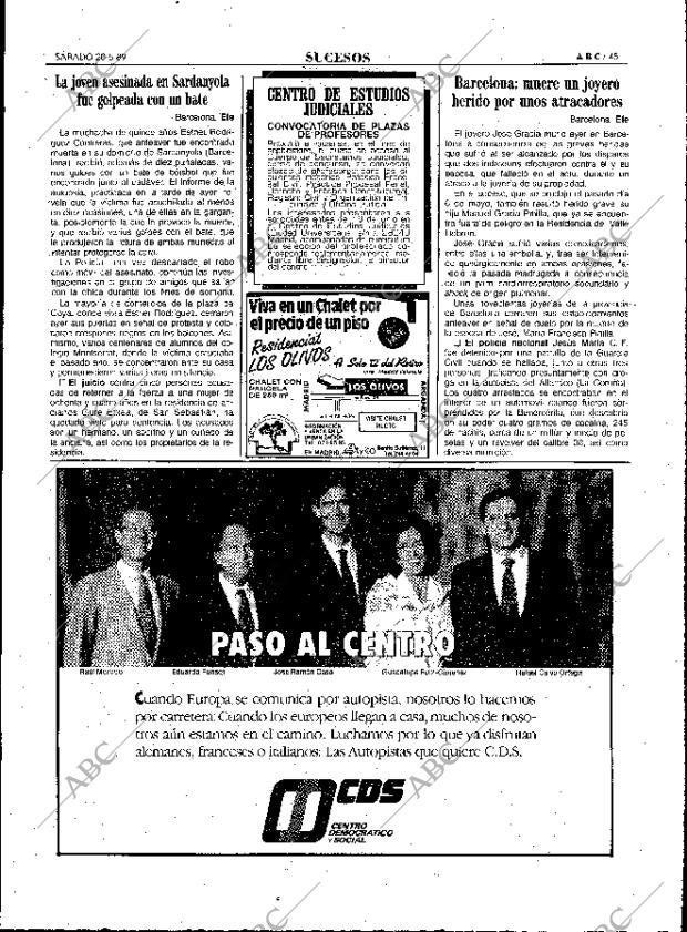 ABC SEVILLA 20-05-1989 página 45