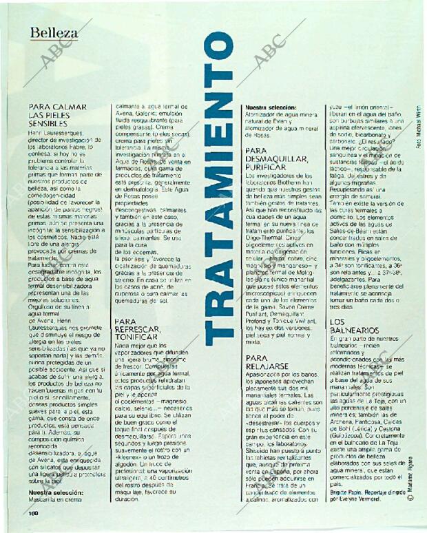 BLANCO Y NEGRO MADRID 21-05-1989 página 100